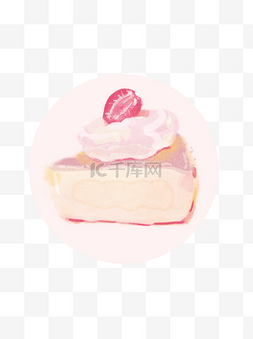 美食小甜点手绘图片_蛋糕商用元素甜点美食