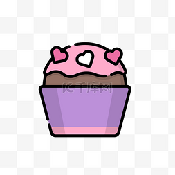 蛋糕图片_美味甜品甜食蛋糕mbe风格插画