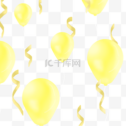  黄色气球