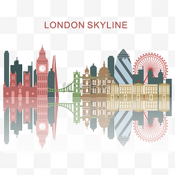 美丽旅游图片_美丽的伦敦城市剪影