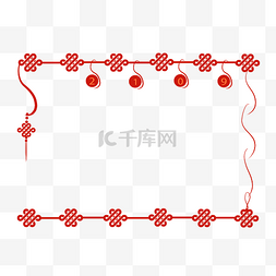 中国结的边框图片_漂亮的中国结边框