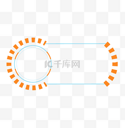 简约科技风矢量边框