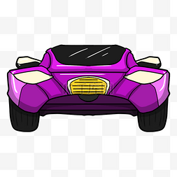 里程图片_紫色小汽车