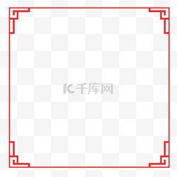 封面图片_红色装饰大气边框