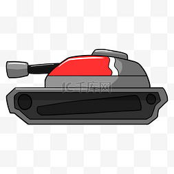 军事坦克卡通图片_军事部队打仗黑色坦克