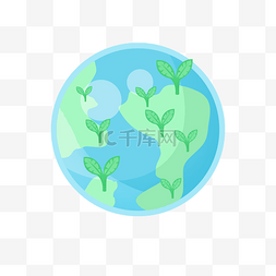 地球环境保护插画