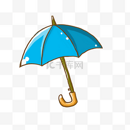 雨伞手绘小清新手账