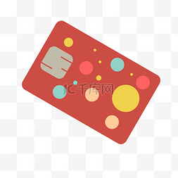 扁平化简约信用卡银行卡会员卡卡