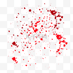 血滴污渍的载体图片_红色血迹痕迹笔刷元素