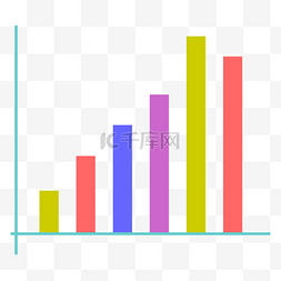 箭头柱状图图片_商务矢量数据分析上升柱状图