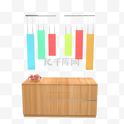 家具家装节图片_3D写实木质柜子