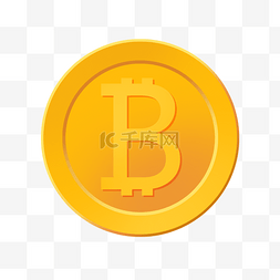 数字货币设计图片_金色比特币数字货币符号矢量素材