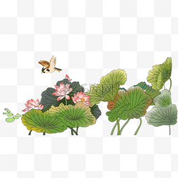 卡通植物手绘插画