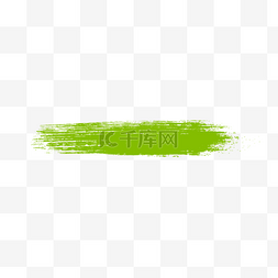 动感笔刷边框图片_绿色矢量笔刷素材图