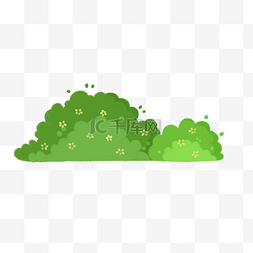 绿色健康图片_春季绿色的一簇草丛