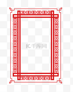 中国画框图片_矢量手绘中国风边框