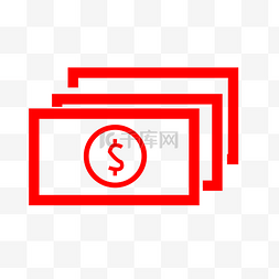 钱币矢量元素图片_商务金融蓝色的货币图标矢量