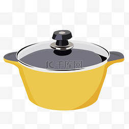 黄色汤锅 