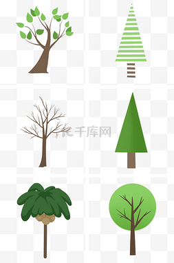 植树节合集图片_植树节绿色大树合集