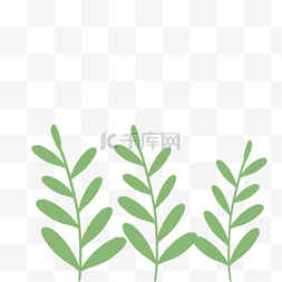植被绿色图片_手绘大自然绿色小草