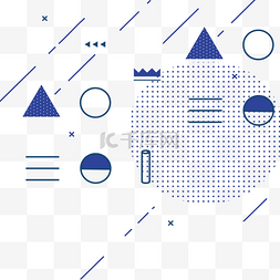 几何图片_时尚创意线条点线面元素海报设计