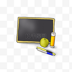 展板图片_高考季手绘黑板和笔