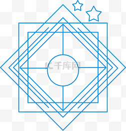 不规则几何活动图片_简约边框纹理