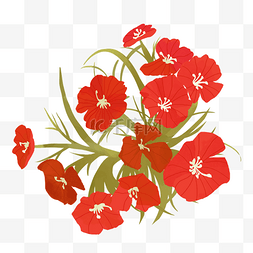 中国风小红花