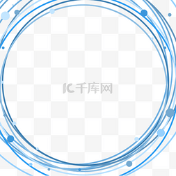 手绘简约中国红文艺清新边框透明