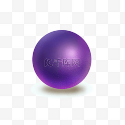 紫色创意时尚矢量五彩球