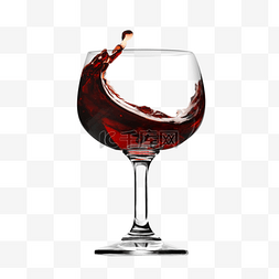 玻璃杯液体图片_酒杯实物摇晃的红酒杯