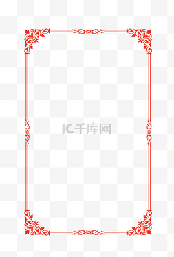 过年背景图片_红色边框背景海报设计