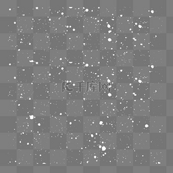 创意雪花飘浮元素