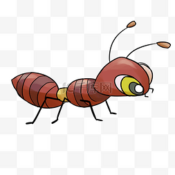 可爱小昆虫蚂蚁插画