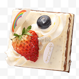 生日奶油草莓巧克力蛋糕