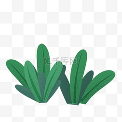 植物绿草设计图形