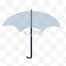 太阳伞图片_灰色雨伞下雨