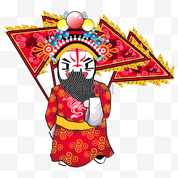 中国传统京剧人物