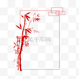 春节边框背景图片_传统水墨风春节新年边框背景