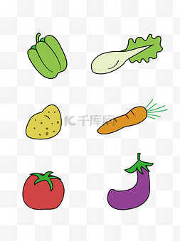 蔬菜水果设计图片_蔬果青椒白菜土豆胡萝卜番茄茄子