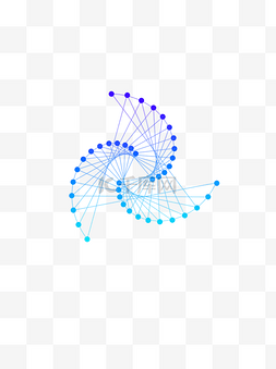 螺旋科技图片_科技分子螺旋装饰素材设计