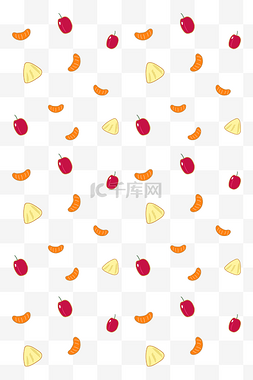 手绘橘子水果底纹