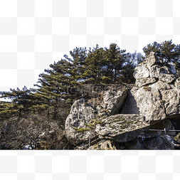 陡峭风景秀丽的大山