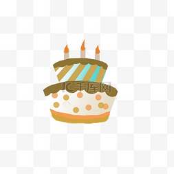 卡通双层蛋糕图片_手绘蛋糕通用词生日蛋糕