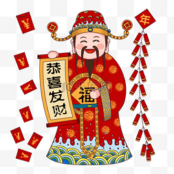 2019图片_过新年2019年财神节日到财神送祝