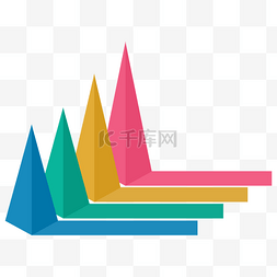 金融图片_矢量立体图形信息图表