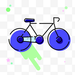 MBE运动自行车插画