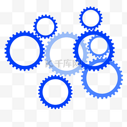 蓝装饰图案图片_科技装饰图案车轮轴