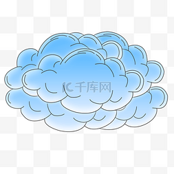 云蘑菇云图片_卡通装饰云朵
