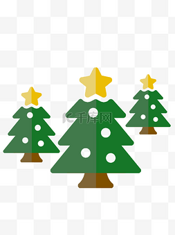 高清图片_可商用高清简约圣诞树